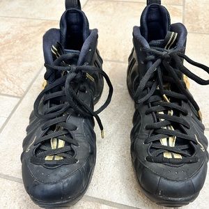 Black & Gold Nike FOAMPOSITE